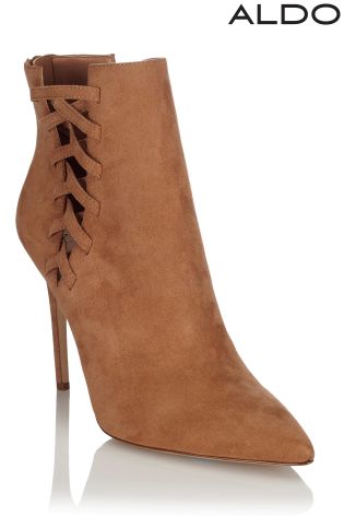 Aldo High Heel Pointy Toe Ankle Boots